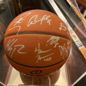 2015 NBA champ tip off ball only 100 made/signed